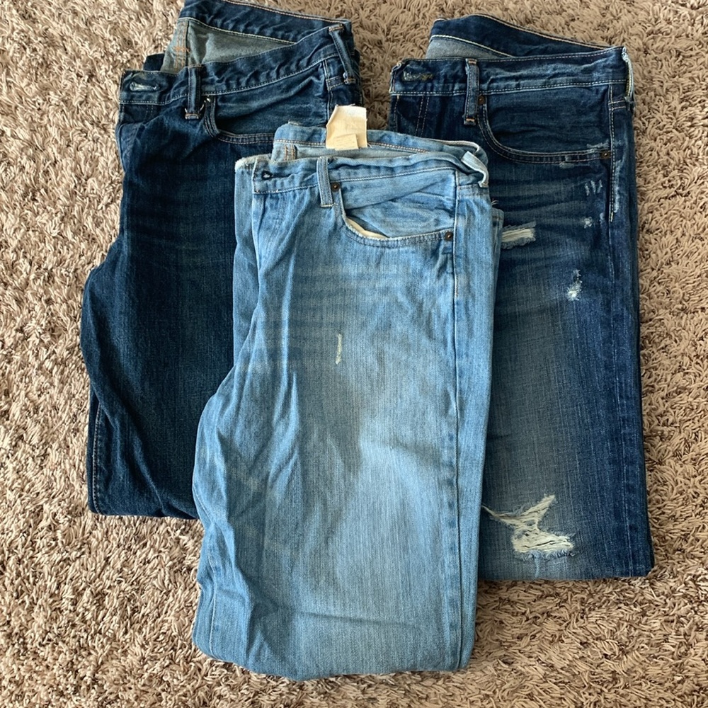 Abercrombie & Fitch Jean Bundle 36x32